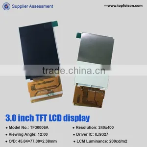 Digital Lcd Screen 3.0inch 240*400 Tft Lcd Display Tft Lcd 3.0inch Tft Screen thumbnail-1