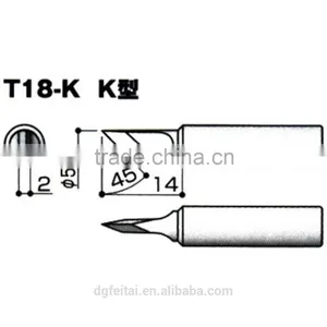 Solder Station Tips Lead-Free T18-K Soldering Iron Tips HAKKO FX-888 888D thumbnail-3