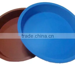 Food Grade Silicone Disposable Pizza Baking Pan Tray thumbnail-1