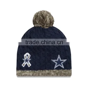 High Quality Factory Wholesale Promotional Custom Winter Knitted Hat thumbnail-2