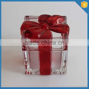 Glass Sugar Bowl With Lid Wedding Gift Bowl Nuts Sugar Canister thumbnail-5