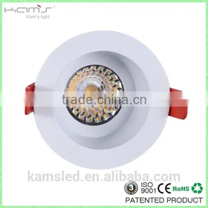 Dimmable LED Downlights Black/white Housing With Warm White 2700-3000k,3" Recessed Spot Light thumbnail-2