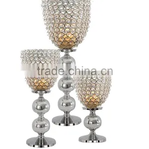 Silver Candelabra With Flower Holder thumbnail-1