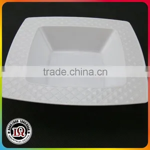 Decorative Disposable Plastic Square Plates thumbnail-1