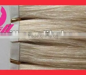 Color #613 Pu Tape Hair Extensions Virgin Remy Indian Hair Extensions Hair Weaving Large Stock thumbnail-1