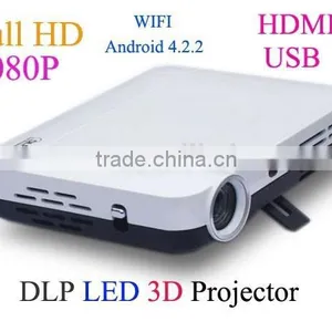 Home Theater System LED Projector Built in Android 4.2 Quad-core Player With Wifi & Bluetooth thumbnail-2