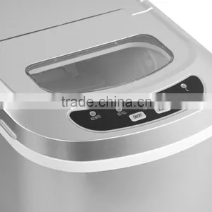 Compact Portable Silver Ice Maker Countertop Ice Cube Maker Machine thumbnail-4