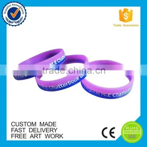 Customized China Unisex Fitness Silicone Charm Bracelet thumbnail-1