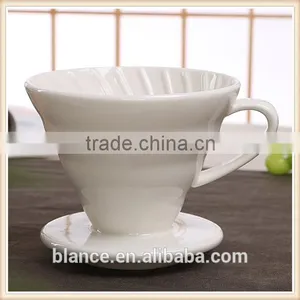 Glazed Ceramic Coffee Dripper Porcelain Europe Style thumbnail-2