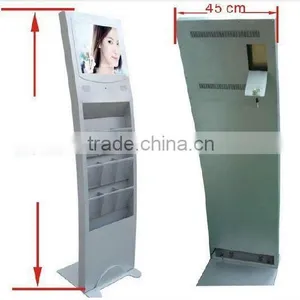22" Inch Floor Stand Wireless With Magazine Rack Electronic ad Player thumbnail-3