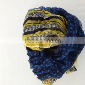 Screen Printed Pure Silk Lady Scarf thumbnail-1