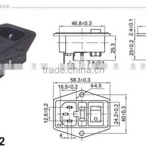 Green DC Male and Female Connector,Nice Price Male Connector DC Jack 5.5mm*2.1mm thumbnail-6