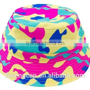 Pink Dolphin Camo Multi Bucket Hat thumbnail-1