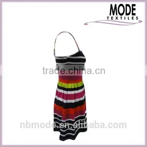 Chromatic Stripe Tank Dress Jersey Dress Straps thumbnail-2