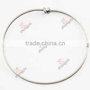 Alloy Metal Adjustable Custom Logo Charms Bracelet thumbnail-5