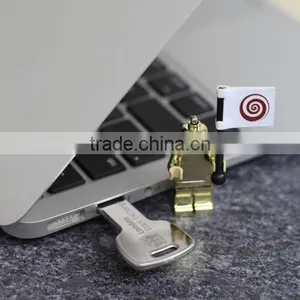 Best Gift Promotion Gold Usb Key 8gb, Promotional USB Keychain Keyring Metal Key Usb, Wholesale Cheap Key Usb Pendrive 16gb thumbnail-4