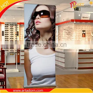 Hot Sell Custom Full Aluminum Promotions Display Pull Up Banner Stand thumbnail-2