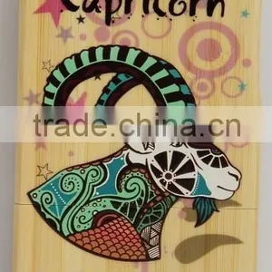 OCASE Manufacturer Maple Wood Zodiac Sign Color Drawing Printing Phone Cover for Iphone 6 thumbnail-5