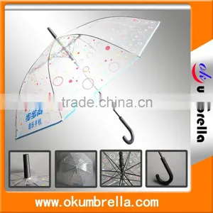 Kids Childildren's Clear Transparent Umbrella, Advertising Clear Umbrella for Sale thumbnail-1