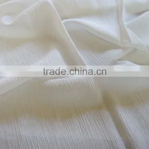 Oeko-tex Standard 100% Viscose Plain Crepe Fabric, Solid Crinkle Rayon Fabric in 135gsm thumbnail-2