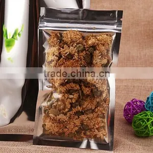 Transparent Aluminium Foil Tea Bag With Zipper Top for Wholesale thumbnail-1