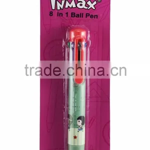 Multicolor 8 In 1 Color Advertising Jumbo Ball Pen thumbnail-1