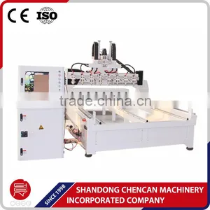 8 Heads Wood Furniture Processing Cnc Router Machine thumbnail-1