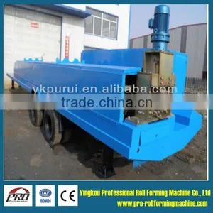 914-700 Colored Roof Steel Roll Forming Machine thumbnail-1
