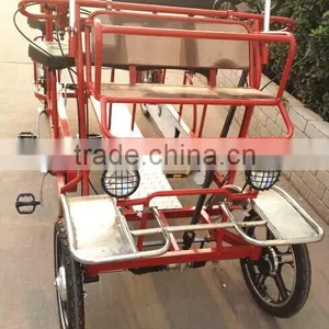 2015 New Best Europe Red Quadricycle Surrey Bike thumbnail-5