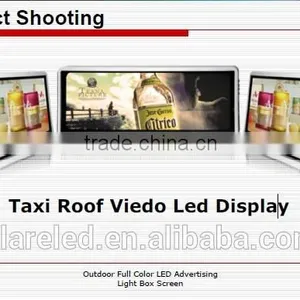 Hot Sale P5 Double Side 3G High Definition Taxi /Car Roof Advertising Display thumbnail-3