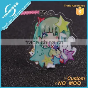 Factory Direct Sale Cheap Custom Transparent Plastic Clear Key Chain for Promotion thumbnail-1