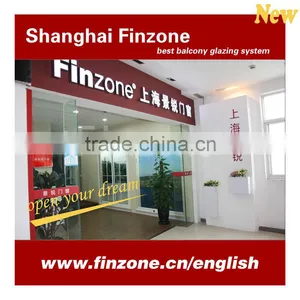 New Aluminum Balcony Folding Frameless Window thumbnail-5