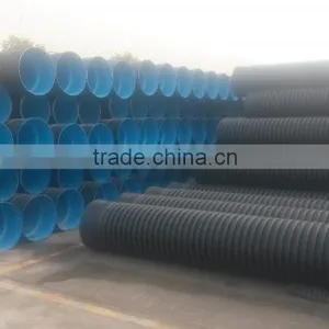 Plastic Sewage Pipe 300mm Corrugated Drainage Pipes thumbnail-4