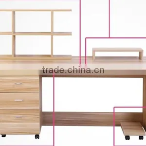 Particle Board Wooden Computer Desk thumbnail-3