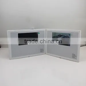 Hot Sale 10 Inch A4 Paper Card Lcd Video Invitation Card for Greeting thumbnail-3