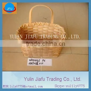 Handmade Weaving Stock Cheap Small Wood Chip Baskets thumbnail-1