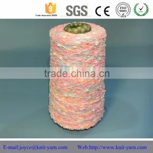 Superior Quality Boutique 1/5.7NM Polyester Feather Yarns for Knitting thumbnail-2