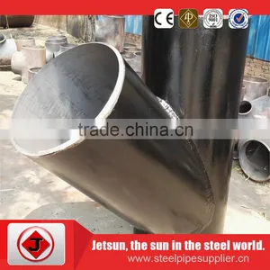 Welding 45 Degree Carbon Steel Lateral Tee China Manufacturer thumbnail-1