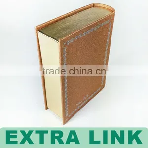 Book-shaped Wine Case, Made of PU Leather And MDF , Eco-friendly Wine Box In Vintage Stylish For Promotion Gifts 2014 thumbnail-1