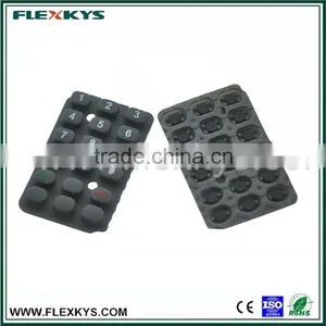 High Quality Durable Silicone Rubber Keypad for Cellphone thumbnail-1