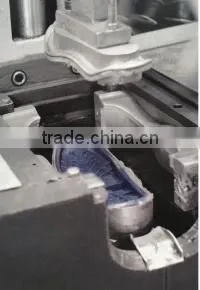 Power Saving Low Pressure PU Sole Pouring Equipment Safety Shoe Making Machine thumbnail-3