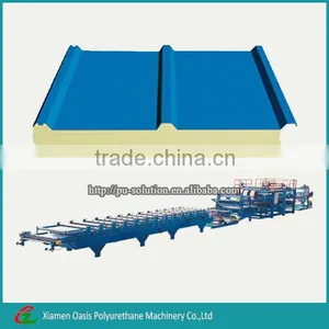 Used Polyurethane Machine/Used Metal Roof Panel PU Sandwich Panel Machine thumbnail-1