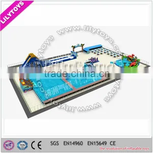 Best Design Inflatable Water Park/Hot Inflatable Amusement Park/steel Pools thumbnail-1