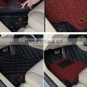 PVC Coil Splicing Leather Dust Control Luxury Car Interior Car Floor Mats for All Cars thumbnail-4