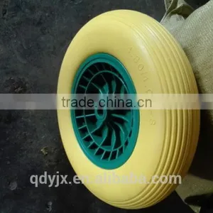 Manufacturers Suppliers 16" PU Foam Wheelbarrow Wheel 4.00-8 thumbnail-1
