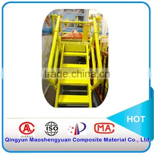 Anti-corrosion GRP FRP Platform Ladder thumbnail-1