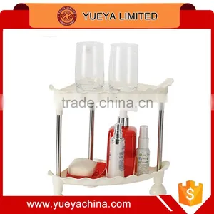 Kitchen Bathroom Stainless Steel Storage Rack/bathroom Triangle Corner Storage Rack 2 Layers thumbnail-1