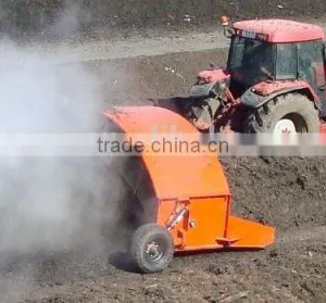 Hot Sale New Design Top Quality Tractor Towed Compost Turner Windrow Mixer thumbnail-1