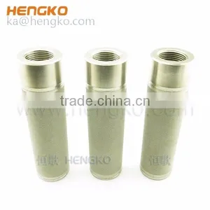 Sintered SS Inline Oxygen Ozone Diffuser Stone thumbnail-5