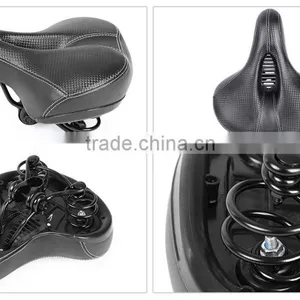 Slip-resistant Bicycle Saddle MTB Bicycle Parts Comfortable Soft Leather Cushion Mat Round Seat Design thumbnail-6